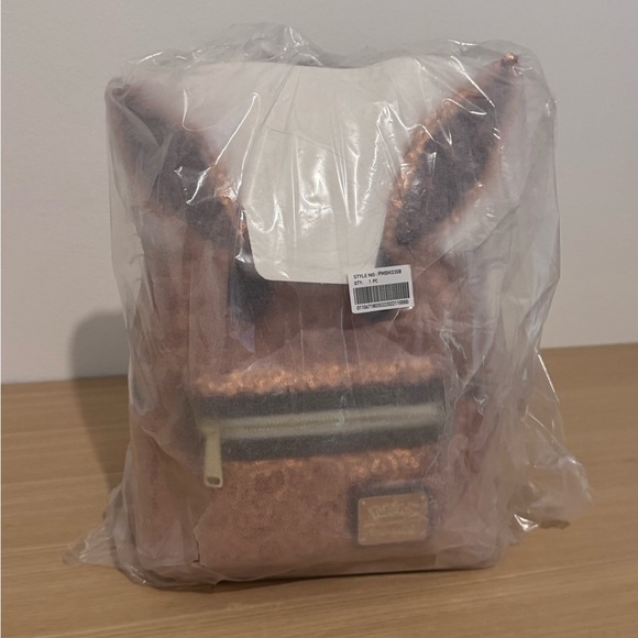 Loungefly Pokemon Gold Sequin Eevee Backpack - Picture 4 of 5